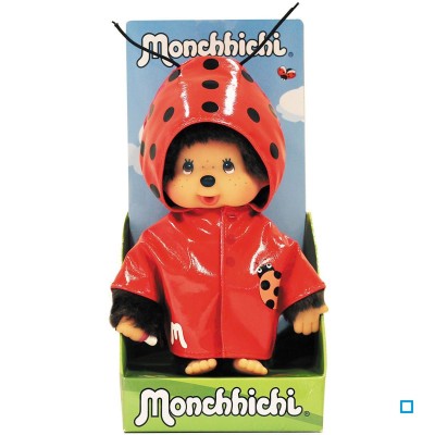 Monchhichi coccinelle 20cm - ban84629  rouge Bandai    524061